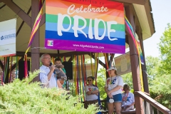 Rudy Marconi speaking at Pride in the Park by Chris Priedemann