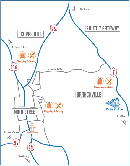 Ridgefield CT Map