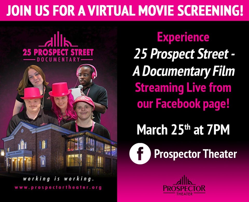 Prospector Theater Virtual Movie Screening