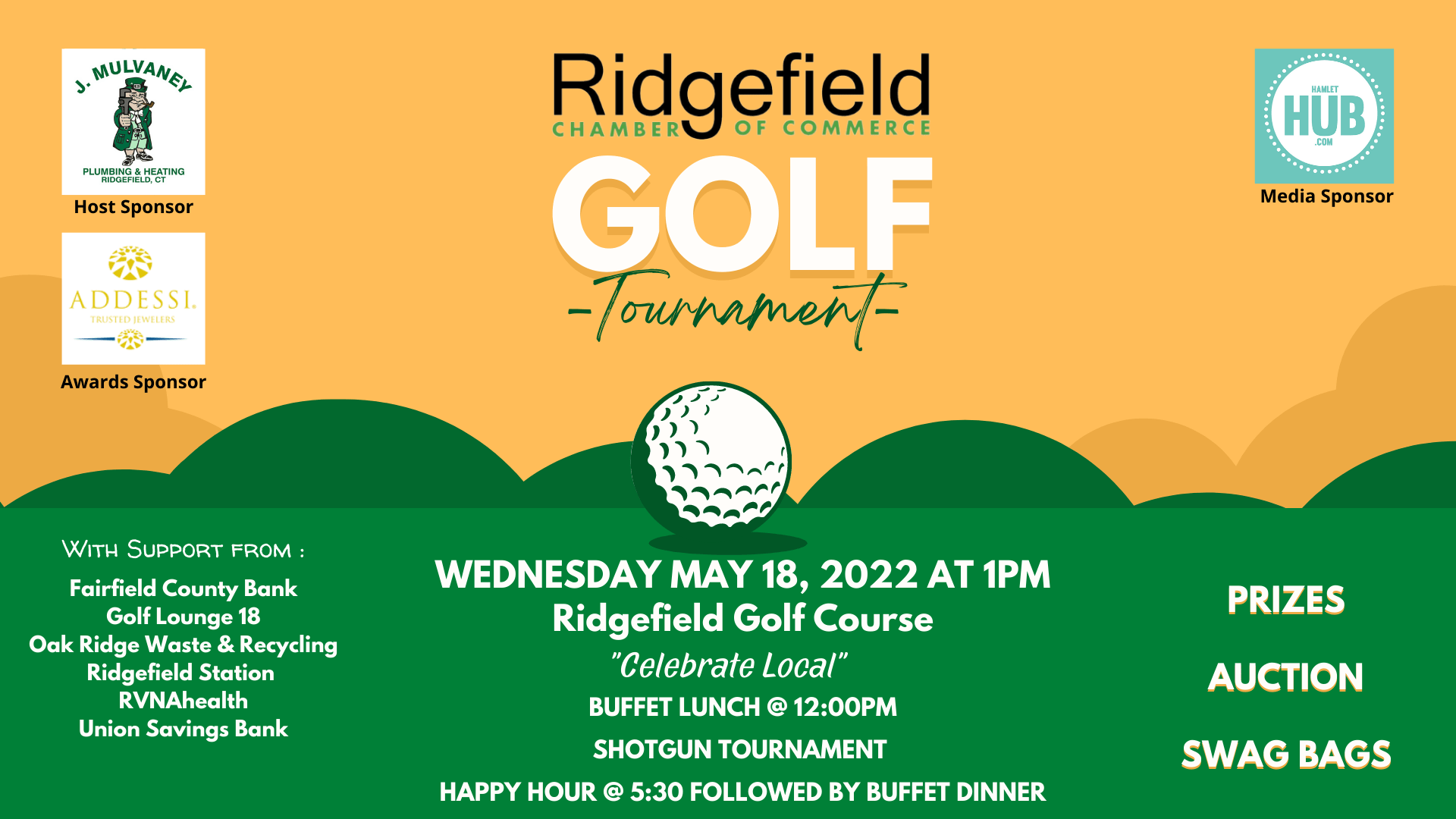 Ridgefield Chamber Golf Tournament May 18 2022
