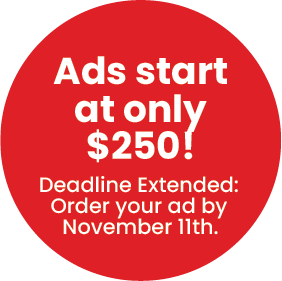 Holiday Gift Guide Ad deadline Nov 11