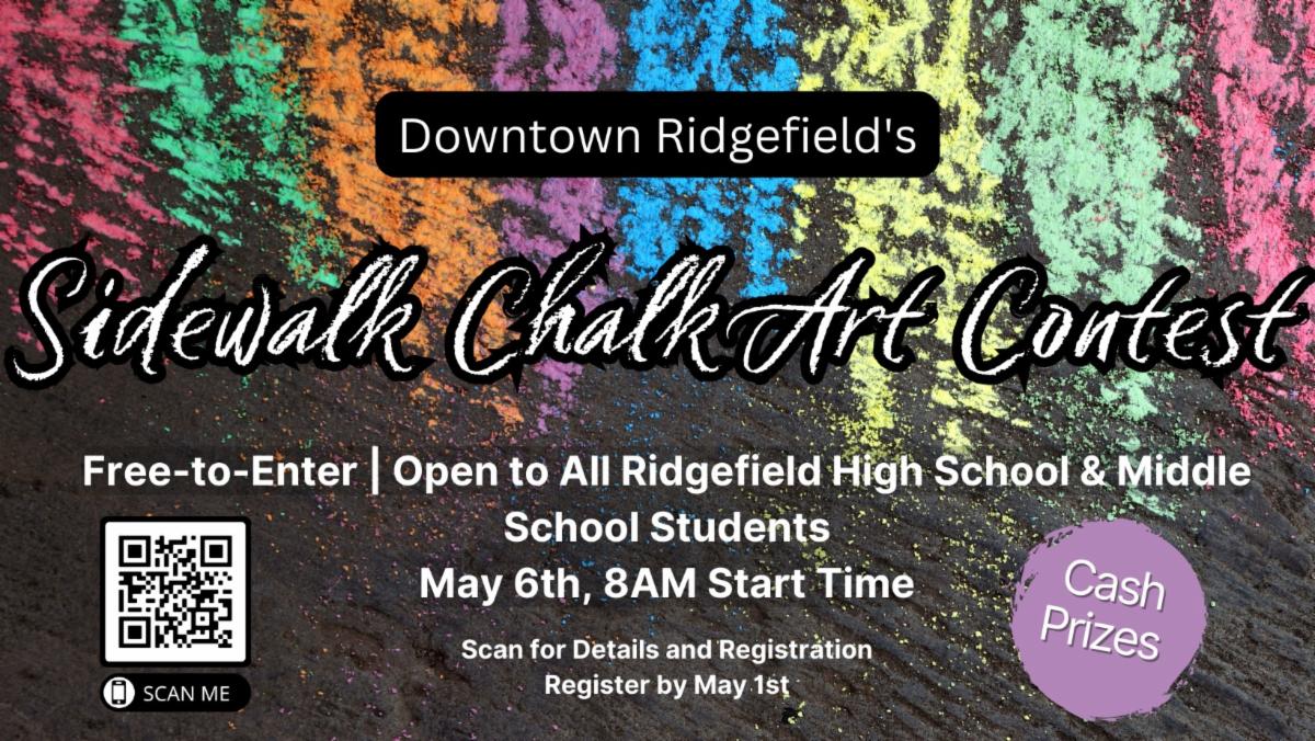 Sidewalk Chalk Art Contest Ridgefield CT 2023