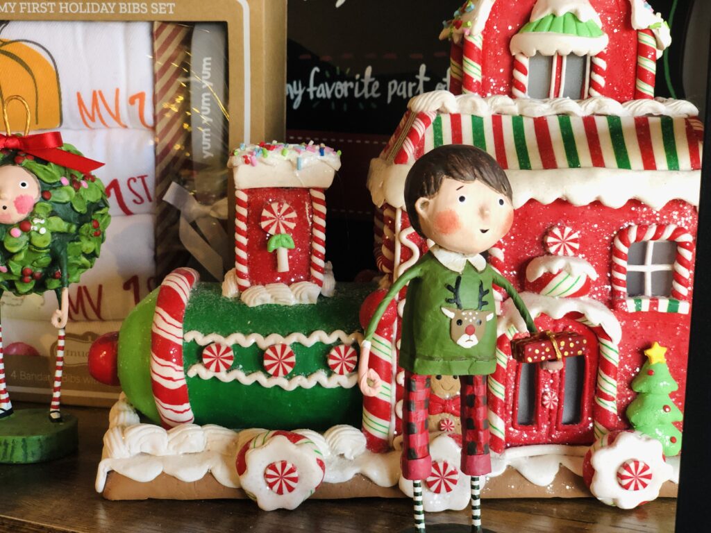 Bella Home gingerbread houses and figurines